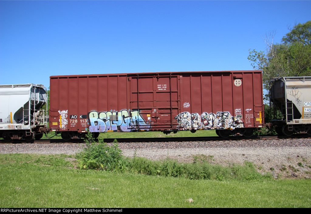 ExBNSF 50ft High Cube Box Car